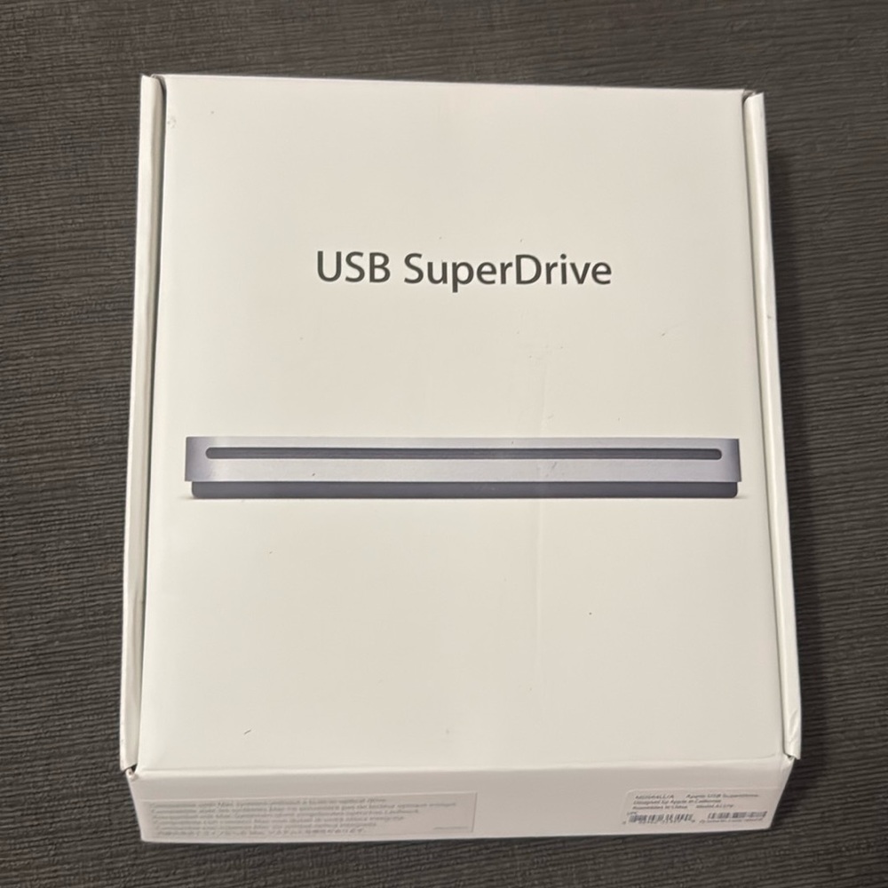 New in box Apple USB SuperDrive